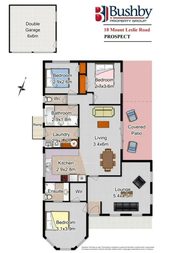 Floorplan of Homely house listing, 18 Mount Leslie Road, Prospect TAS 7250
