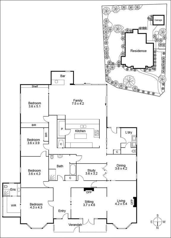 Floorplan of Homely house listing, 14 Barbara Street, Moorabbin VIC 3189
