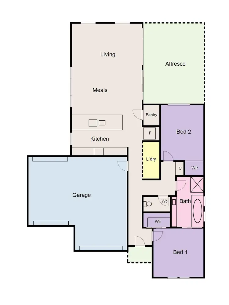 Floorplan of Homely house listing, 307 Finch Street, Ballarat East VIC 3350