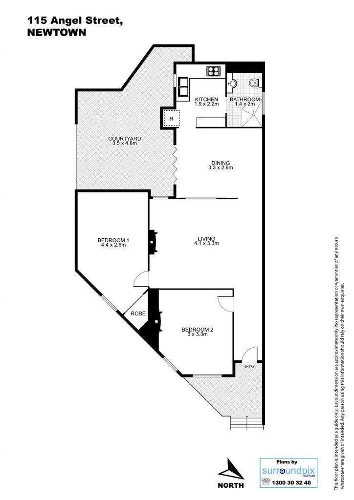 Floorplan of Homely house listing, 115 Angel Street, Newtown NSW 2042