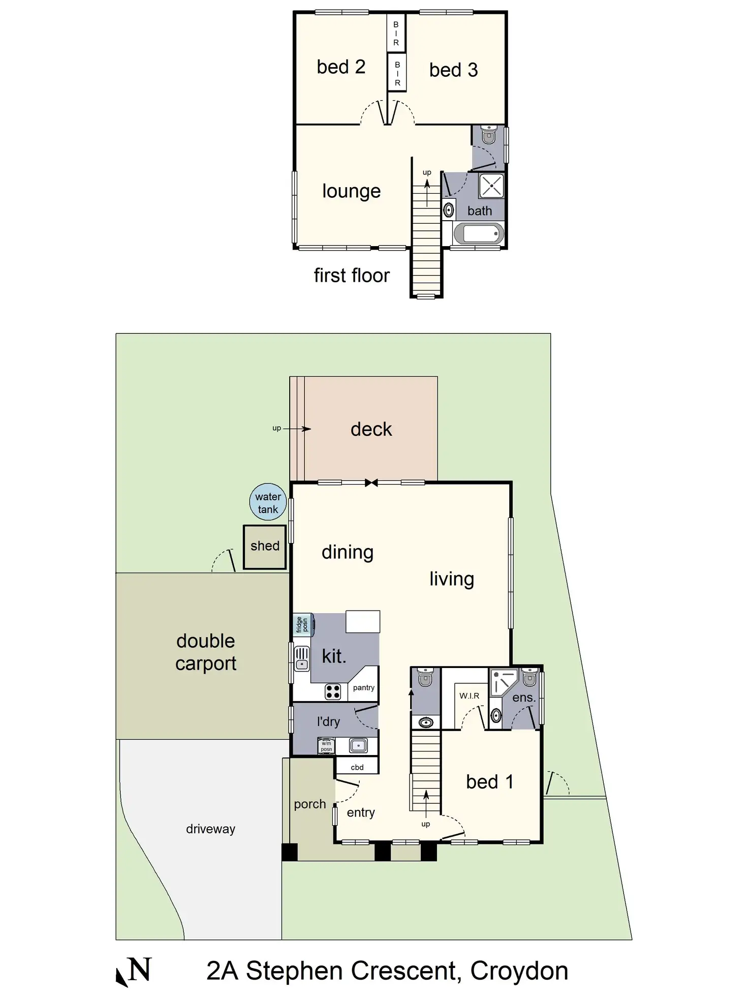Floorplan of Homely land listing, 2A Stephen Crescent, Croydon VIC 3136