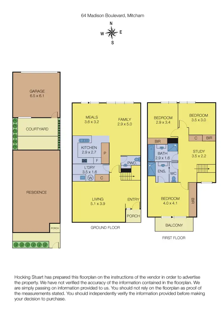 Floorplan of Homely house listing, 64 Madison Boulevard, Mitcham VIC 3132