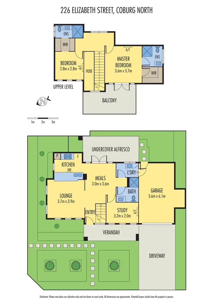 Floorplan of Homely townhouse listing, 226 Elizabeth Street, Reservoir VIC 3058