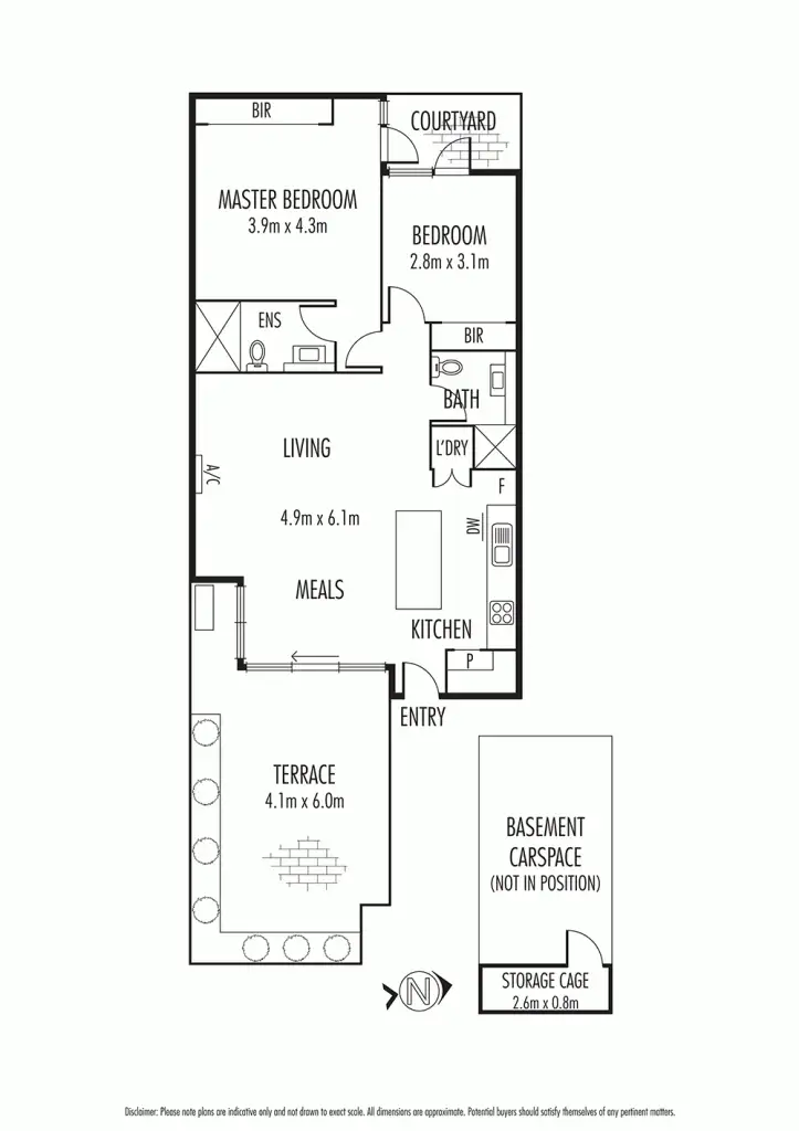 Floorplan of Homely unit listing, 4/464 Hawthorn Road, Caulfield South VIC 3162