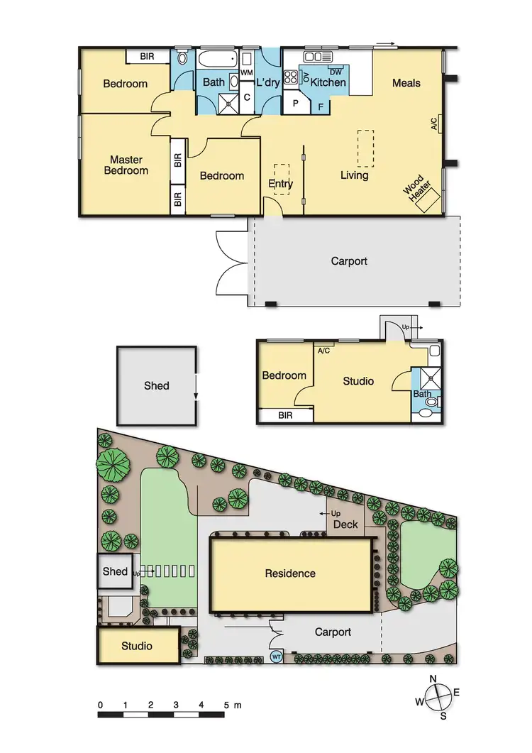 Floorplan of Homely house listing, 342 Yallambie Road, Yallambie VIC 3085