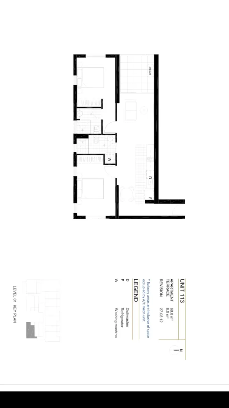 Floorplan of Homely apartment listing, 314/154 Elgar Road, Box Hill South VIC 3128