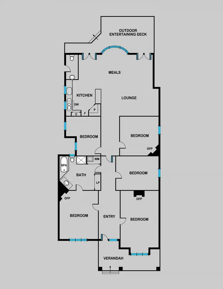 Floorplan of Homely house listing, 13 East Street South, Bakery Hill VIC 3350