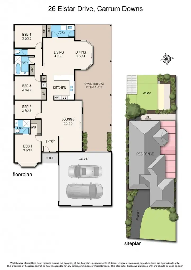 Floorplan of Homely house listing, 26 Elstar Drive, Carrum Downs VIC 3201