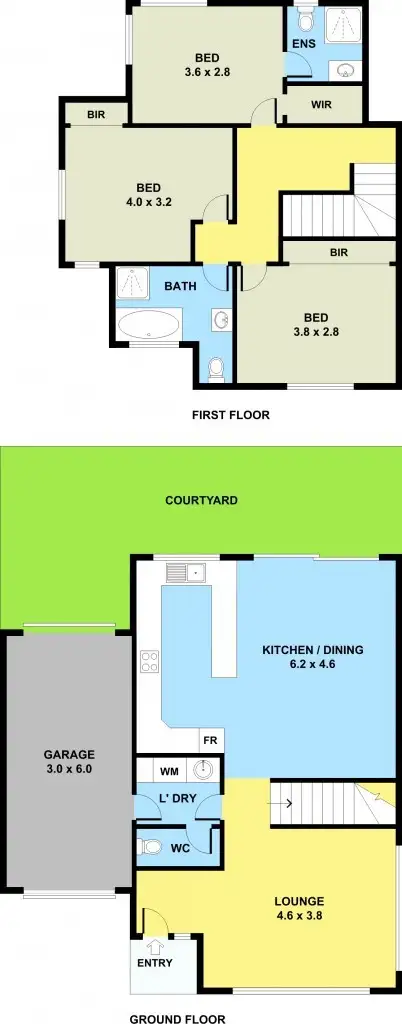 Floorplan of Homely house listing, 2/1 Buchan Street, Meadow Heights VIC 3048