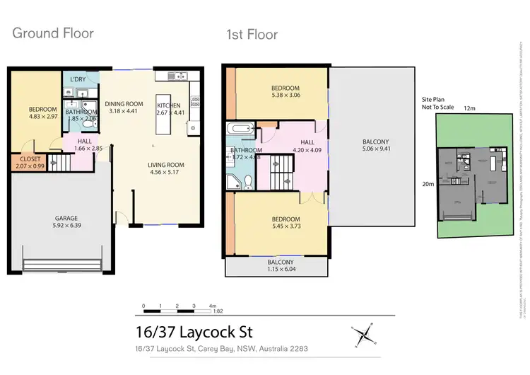Floorplan of Homely townhouse listing, 16/37 Laycock Street, Carey Bay NSW 2283