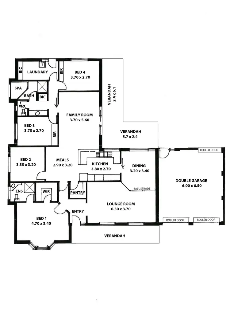 Floorplan of Homely house listing, 53 River Drive, Paradise SA 5075