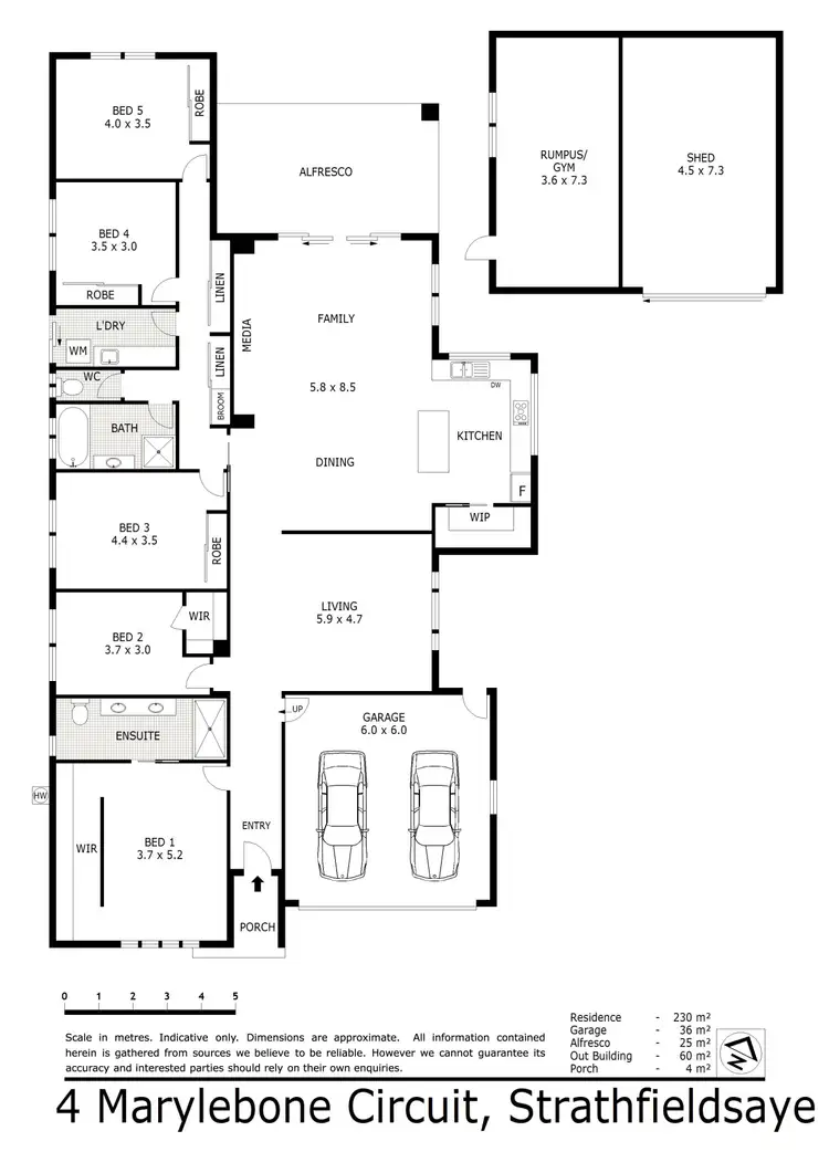 Floorplan of Homely house listing, 4 Marylebone Circuit, Strathfieldsaye VIC 3551