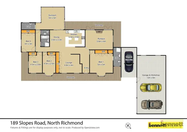Floorplan of Homely house listing, 189 Slopes Road, North Richmond NSW 2754