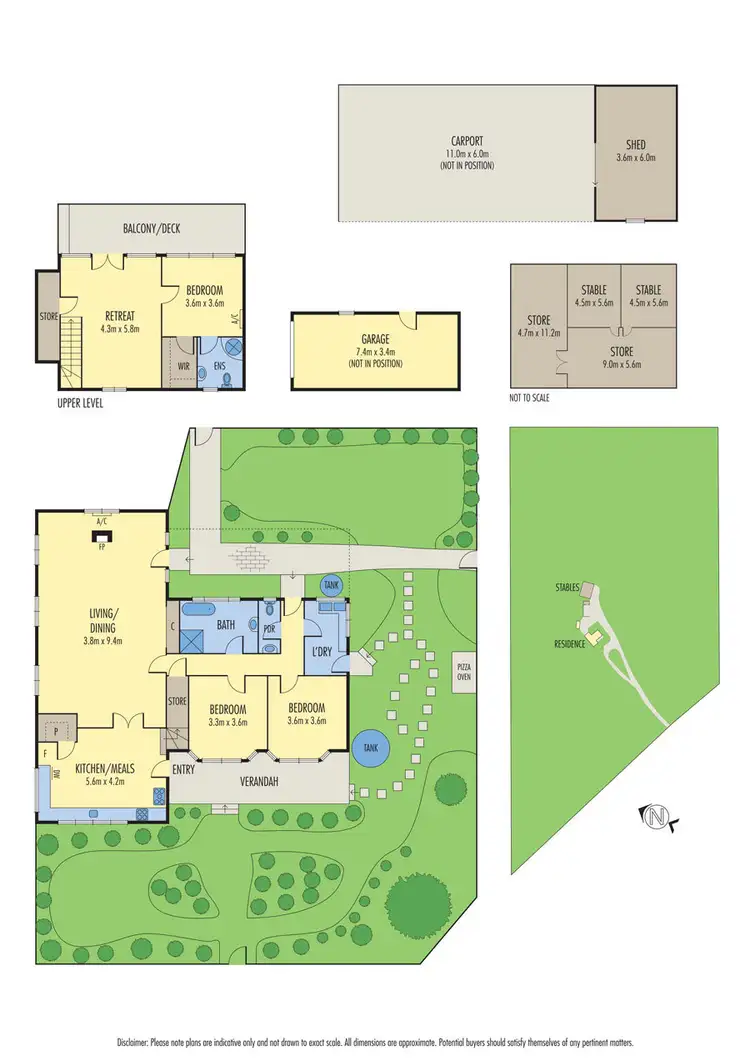 Floorplan of Homely rural property listing, 154 Rokewood-Shelford Road, Shelford VIC 3329
