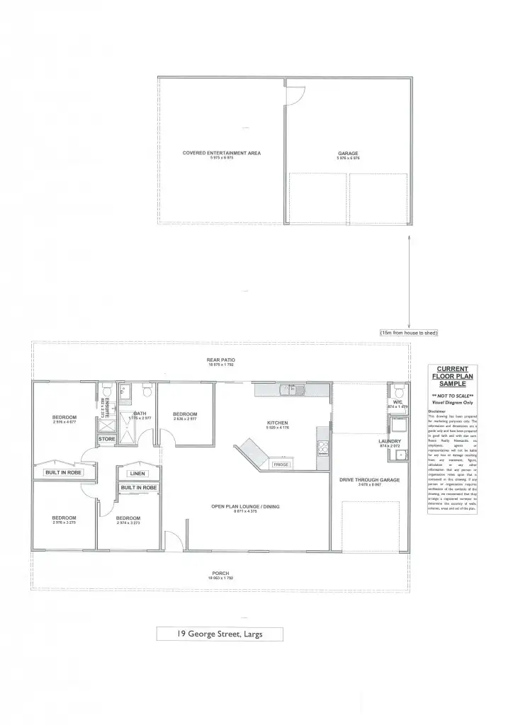 Floorplan of Homely house listing, 19 George Street, Largs NSW 2320