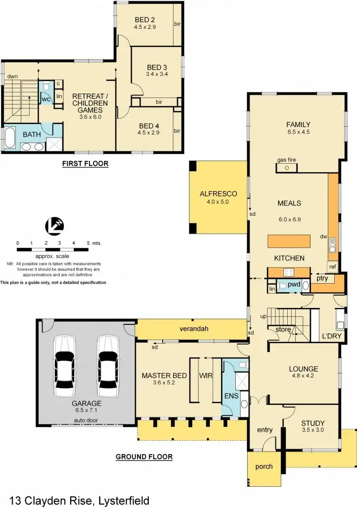 Floorplan of Homely house listing, 13 Clayden Rise, Lysterfield VIC 3156