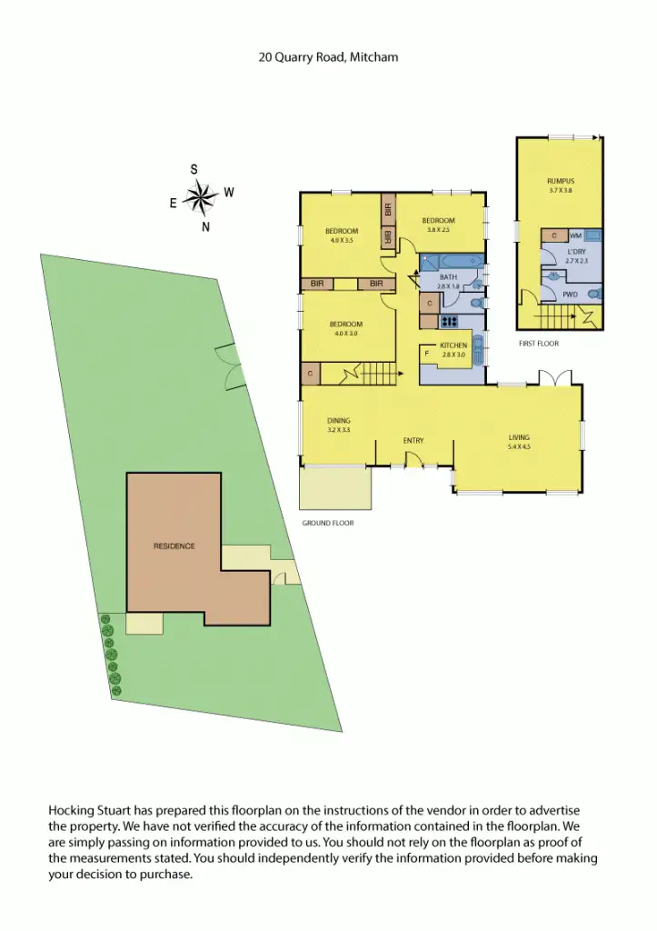 Floorplan of Homely house listing, 20 Quarry Road, Mitcham VIC 3132