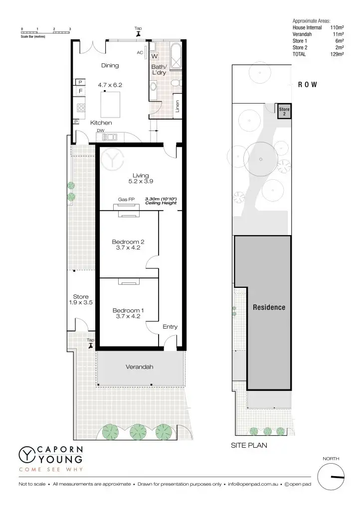 Floorplan of Homely house listing, 115A Hampton Road, South Fremantle WA 6162
