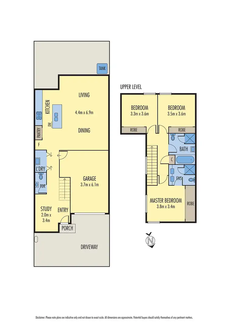 Floorplan of Homely townhouse listing, 25 Faggs Place, Geelong VIC 3220