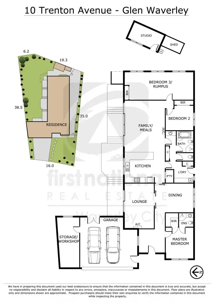 Floorplan of Homely house listing, 10 Trenton Avenue, Glen Waverley VIC 3150