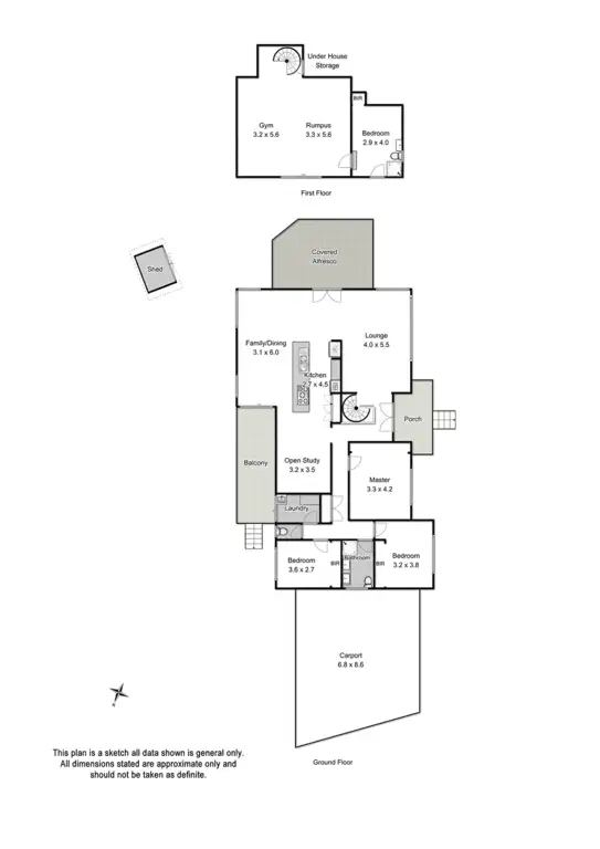 Floorplan of Homely house listing, 80 Wonga Road, Ringwood North VIC 3134