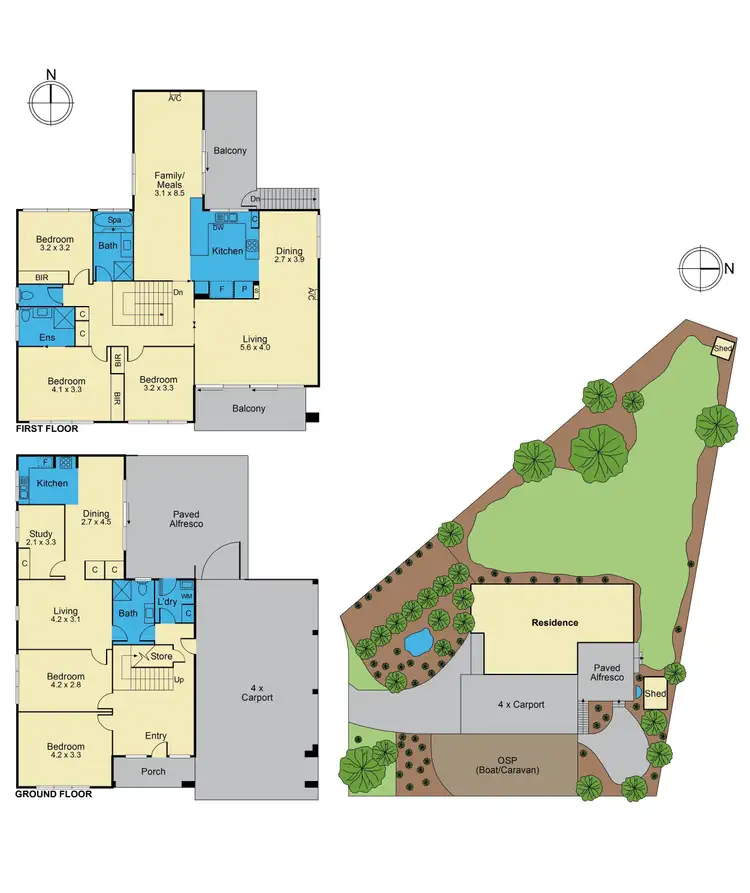 Floorplan of Homely house listing, 6 Casula Place, Ringwood North VIC 3134