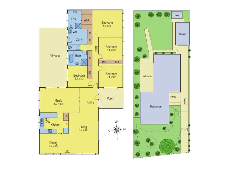 Floorplan of Homely house listing, 13 Cornthwaite Crescent, Leopold VIC 3224