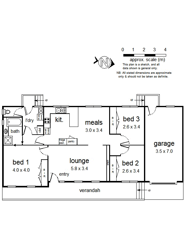 Floorplan of Homely house listing, 26 Dampier Grove, Mitcham VIC 3132