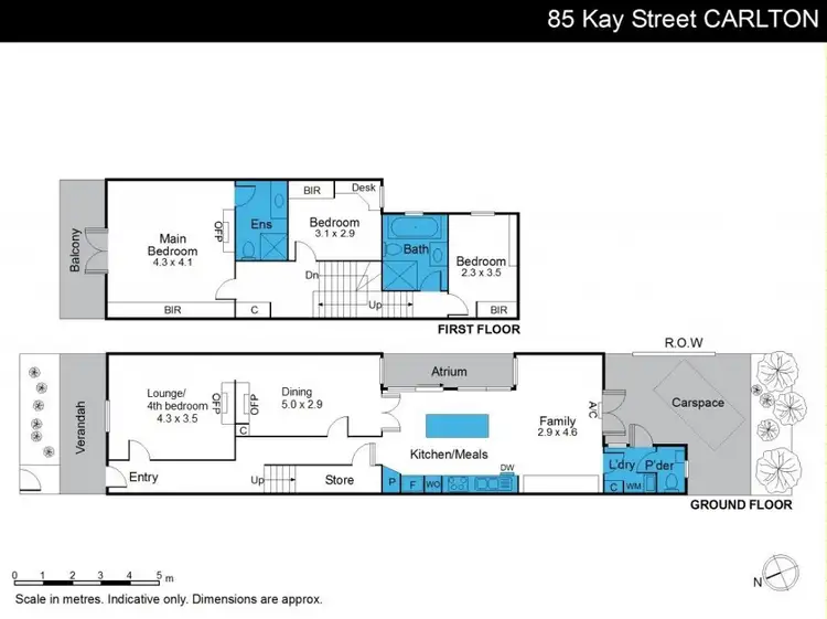 Floorplan of Homely house listing, 85 Kay Street, Carlton VIC 3053
