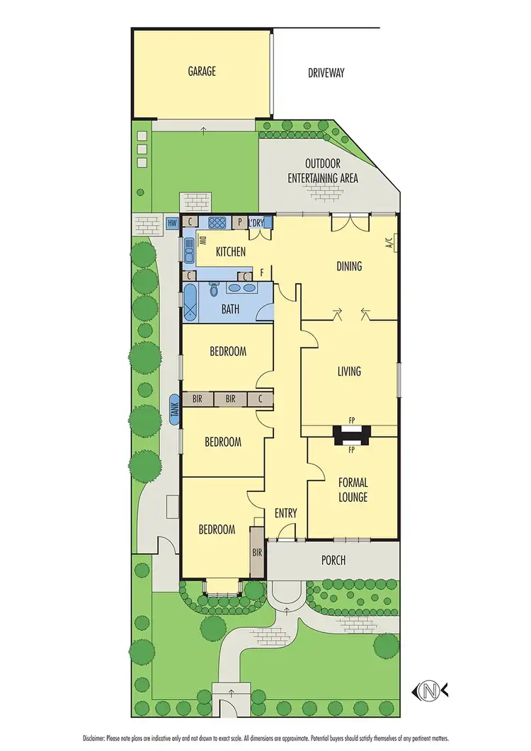 Floorplan of Homely house listing, 6 Deakin Street South, Hampton VIC 3188