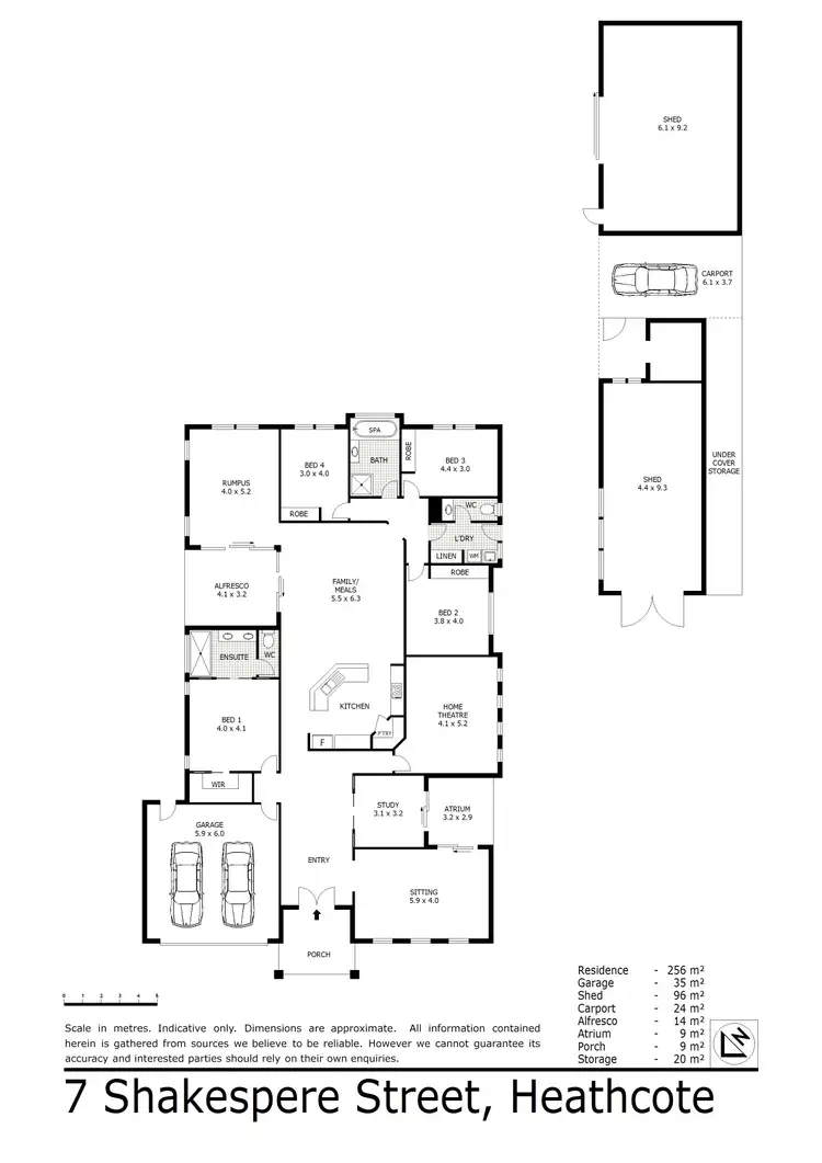 Floorplan of Homely house listing, 7 Shakespere Street, Heathcote VIC 3523