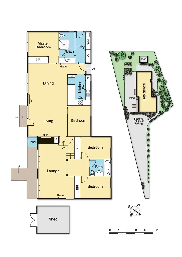 Floorplan of Homely house listing, 1 Leane Drive, Eltham VIC 3095
