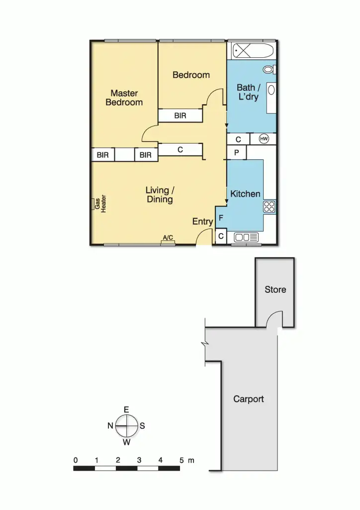 Floorplan of Homely apartment listing, 6/11 Rose Street, Ivanhoe VIC 3079