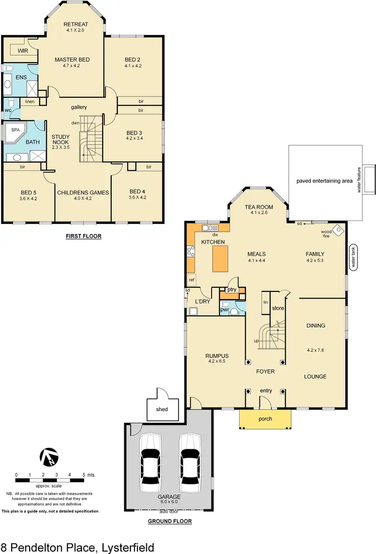 Floorplan of Homely house listing, 8 Pendelton Place, Lysterfield VIC 3156