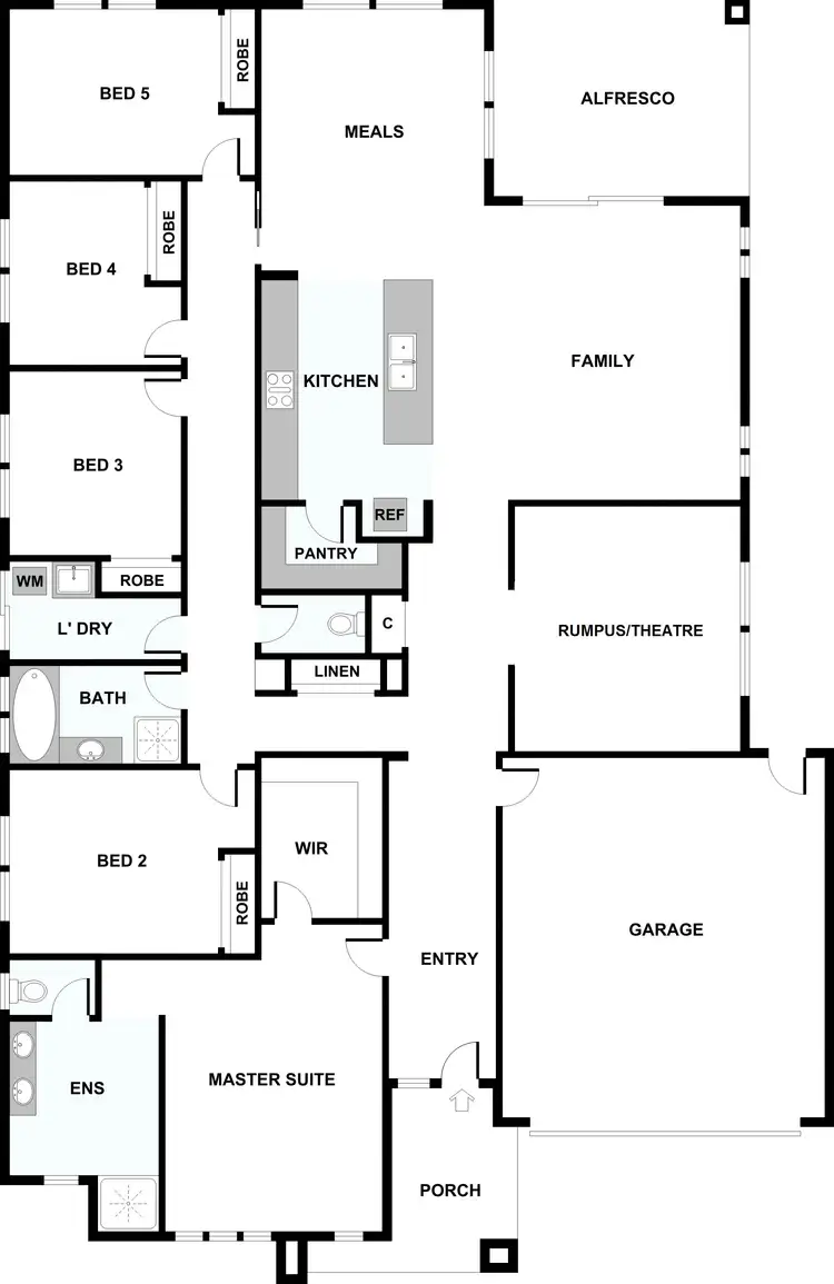 Floorplan of Homely house listing, 37 Lucas Terrace, Taylors Hill VIC 3037