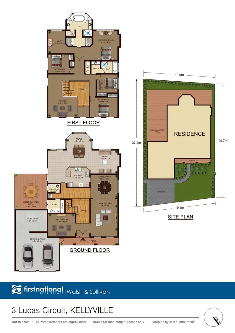 Floorplan of Homely house listing, 3 Lucas Circuit, Kellyville NSW 2155