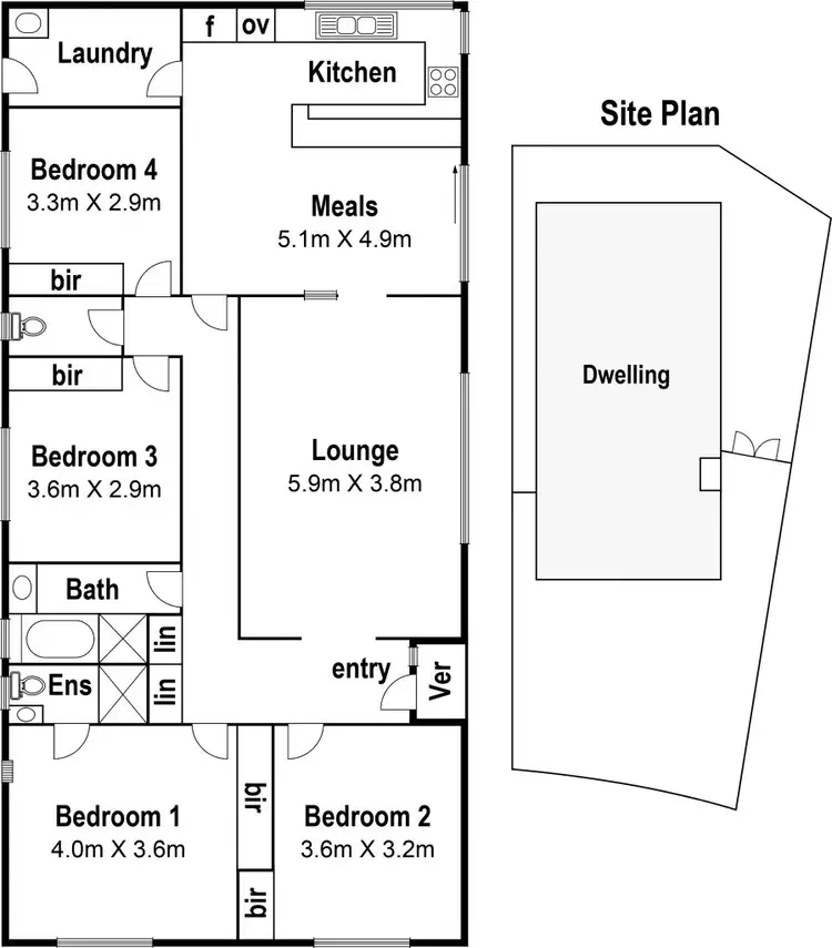 Floorplan of Homely house listing, 34 Narina Way, Epping VIC 3076