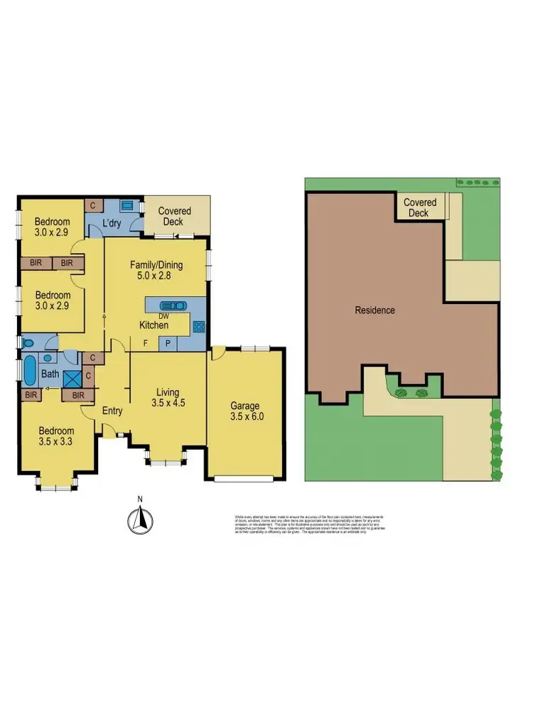 Floorplan of Homely house listing, 1/58 Josef Avenue, Bundoora VIC 3083