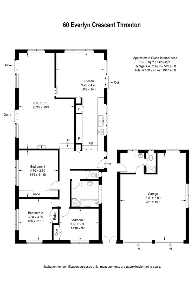 Floorplan of Homely house listing, 60 Evelyn Crescent, Thornton NSW 2322