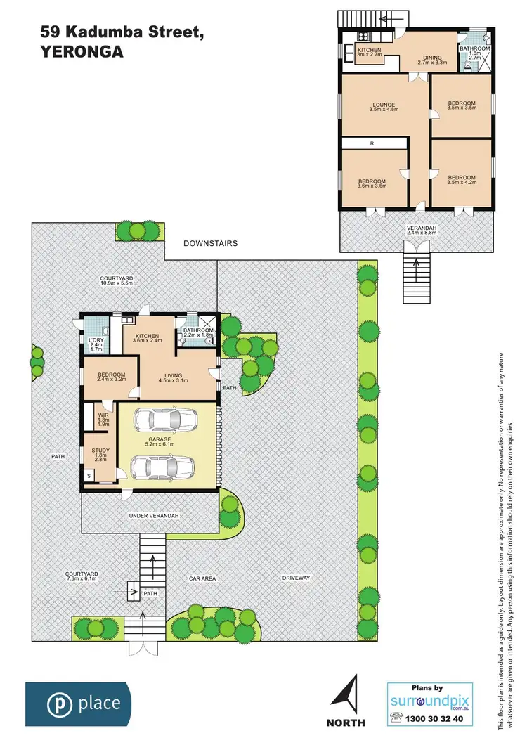 Floorplan of Homely house listing, 1/59 Kadumba Street, Yeronga QLD 4104