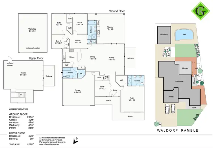 Floorplan of Homely house listing, 19 Waldorf Ramble, Currambine WA 6028