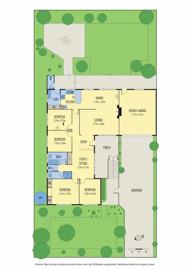 Floorplan of Homely house listing, 5 Riviera Avenue, Doncaster VIC 3108