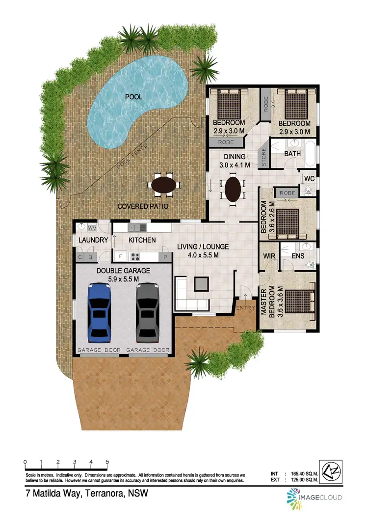 Floorplan of Homely house listing, 7 Matilda Way, Terranora NSW 2486