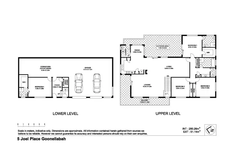 Floorplan of Homely house listing, 5 Joel Place (off Karissa Drive), Goonellabah NSW 2480