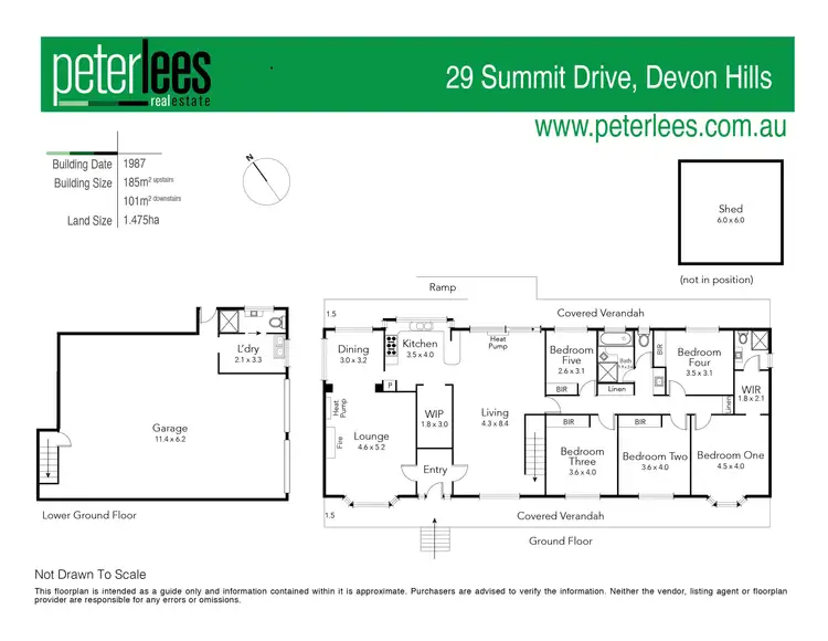 Floorplan of Homely house listing, 29 Summit Drive, Devon Hills TAS 7300