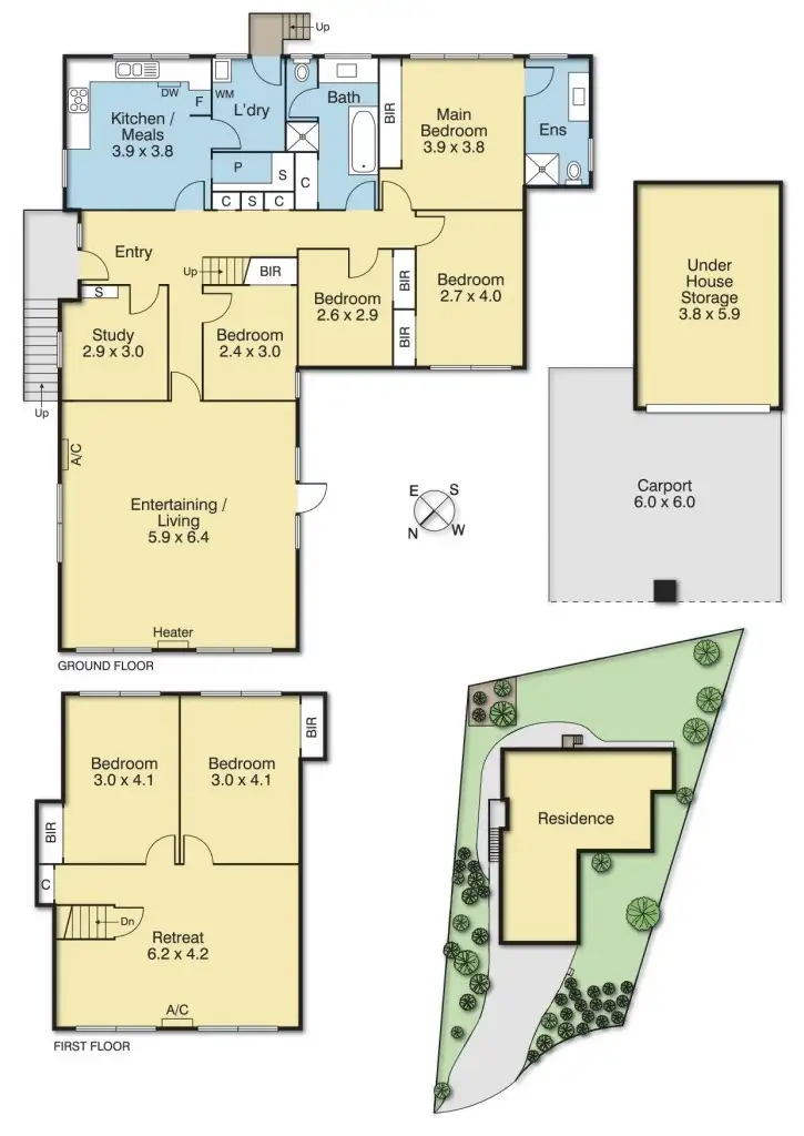 Floorplan of Homely house listing, 32 Jenner Street, Blackburn South VIC 3130