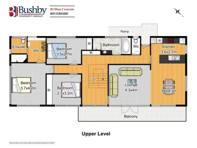 Floorplan of Homely house listing, 82 Dion Crescent, Riverside TAS 7250