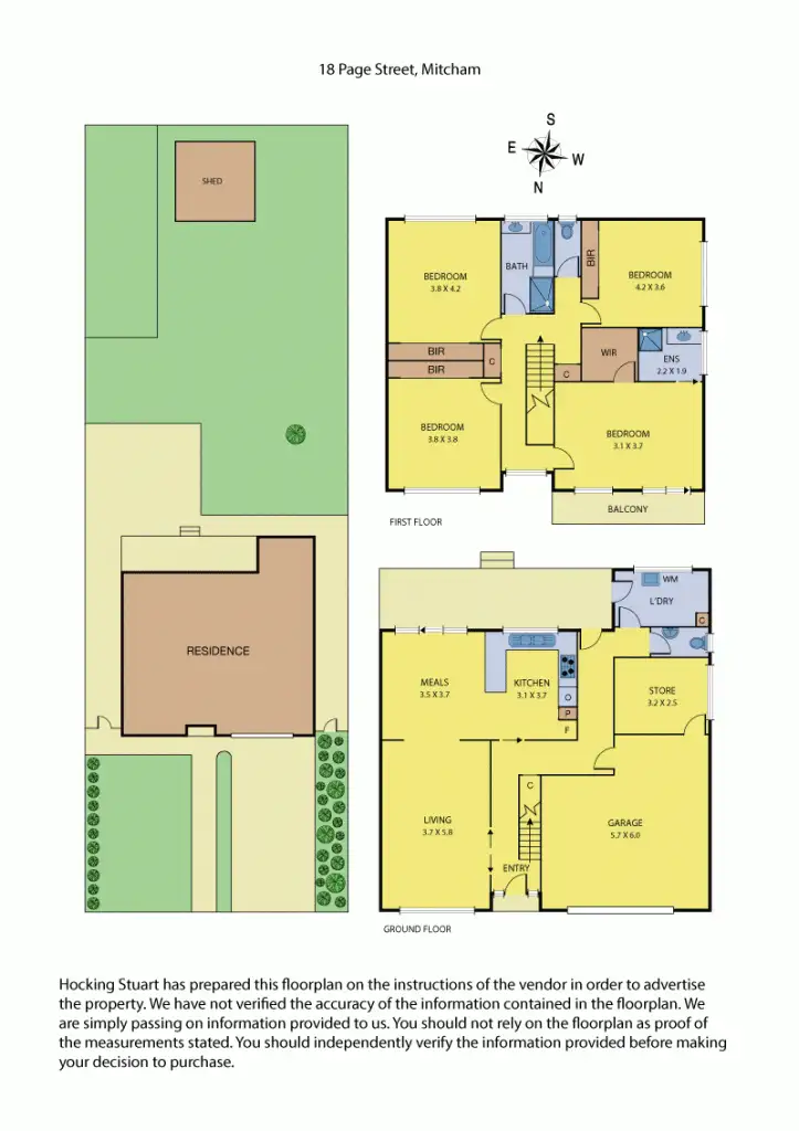 Floorplan of Homely house listing, 18 Page Street, Mitcham VIC 3132