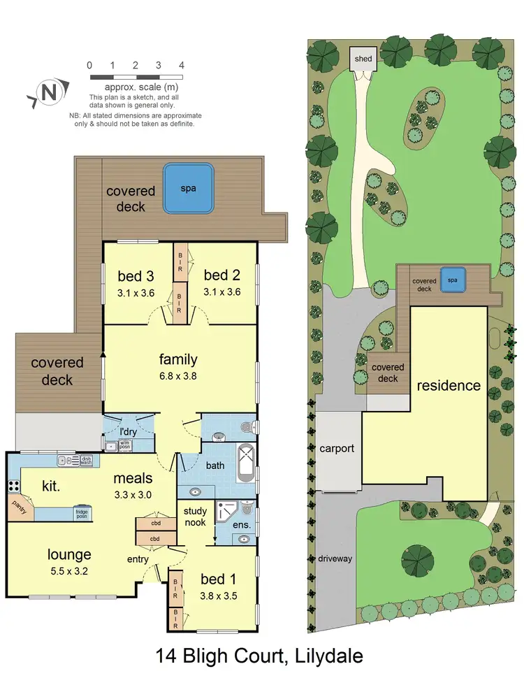 Floorplan of Homely house listing, 14 Bligh Court, Lilydale VIC 3140