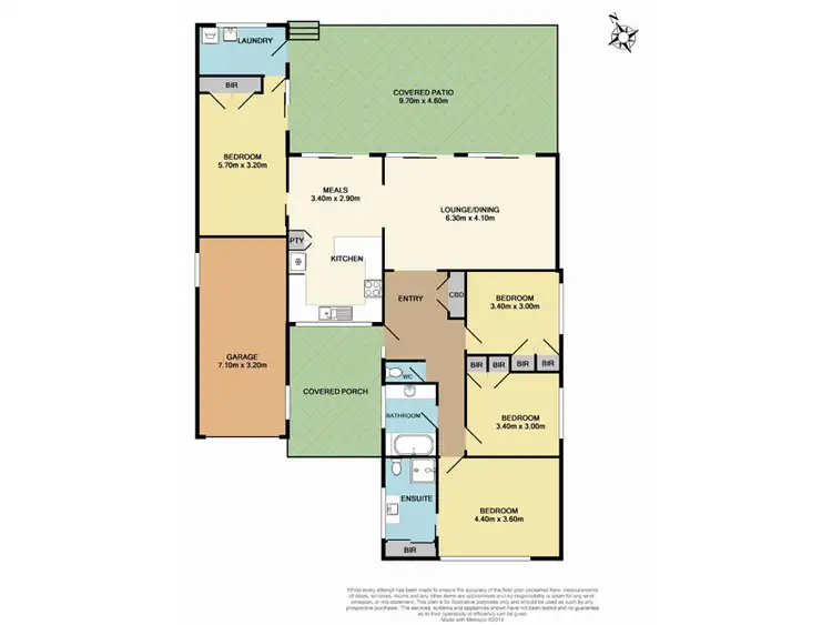 Floorplan of Homely house listing, 5 May Court, Dandenong VIC 3175